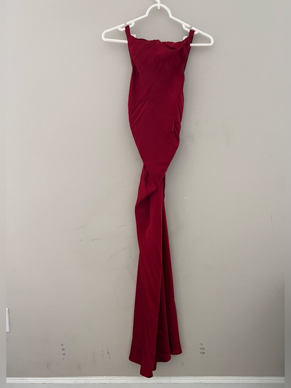 Reformation Casette Silk Dress Sangre Size 6 New With Tags - Picture 3 of 6